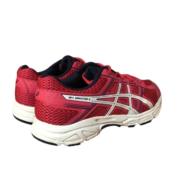 Asics Gel-Contend 4 Sneaker Womens 7 Youth 5.5 Pink White Athletic Running Shoes - Picture 11 of 11
